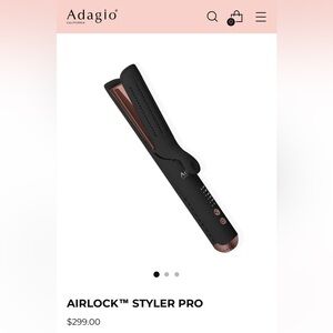 Adagio Airlock Styler Pro - Burgandy and Copper